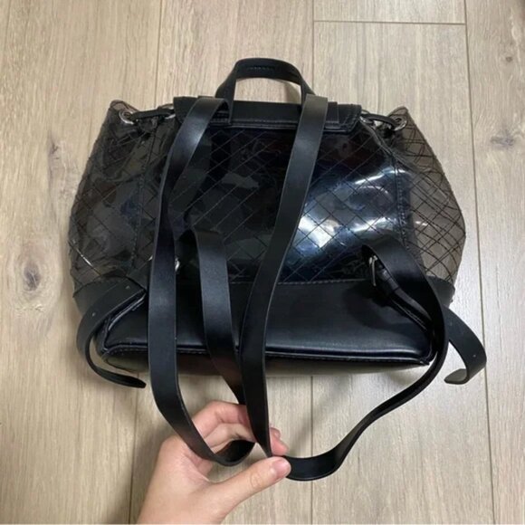 Zara Leather Effect Vinyl Backpack - Picture 2 of 6
